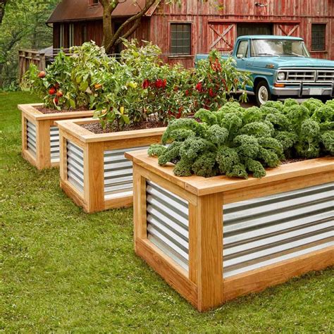 metal above ground garden beds